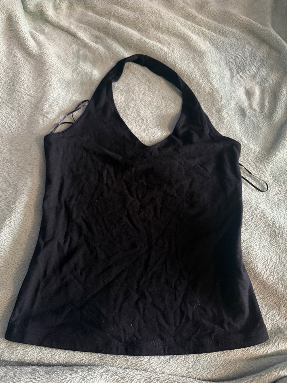 a new day Black Halter-Style Tank Top